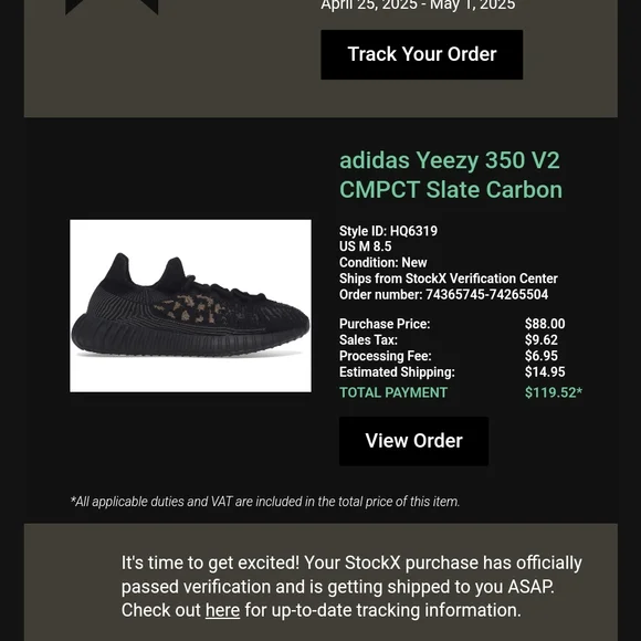 Yeezy 350 V2 Carbon